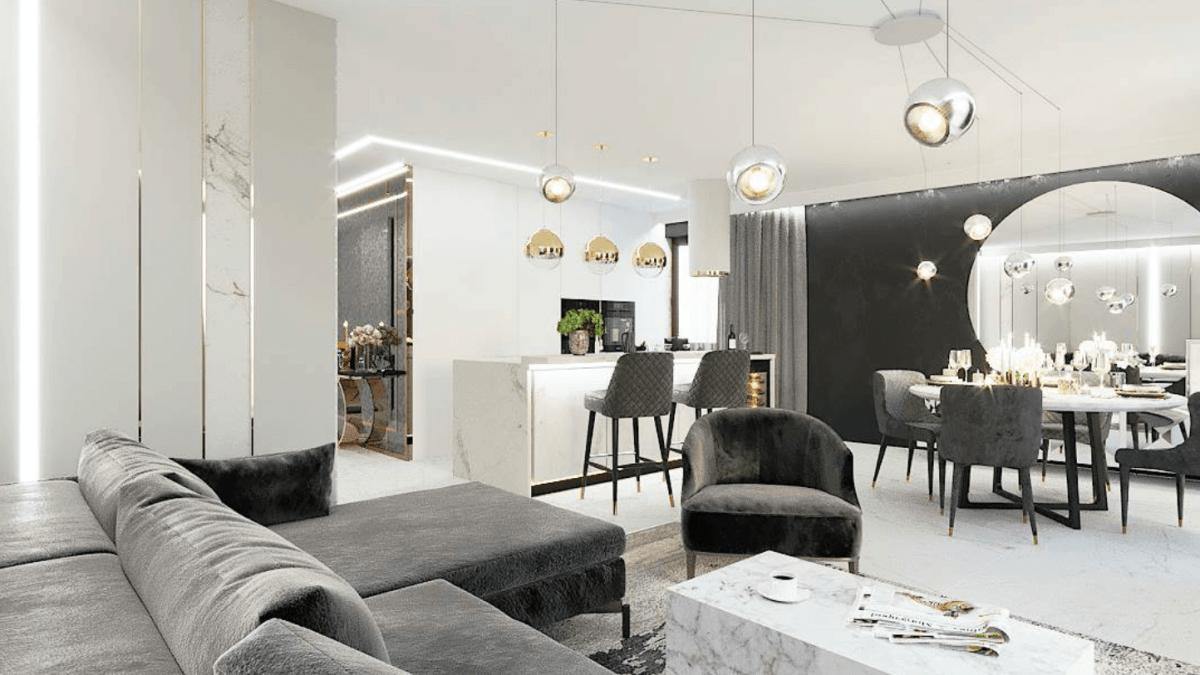 12. zdj główne apartament z elementami glamour