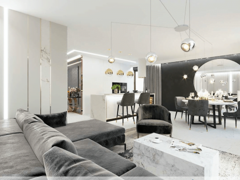 12. zdj główne apartament z elementami glamour